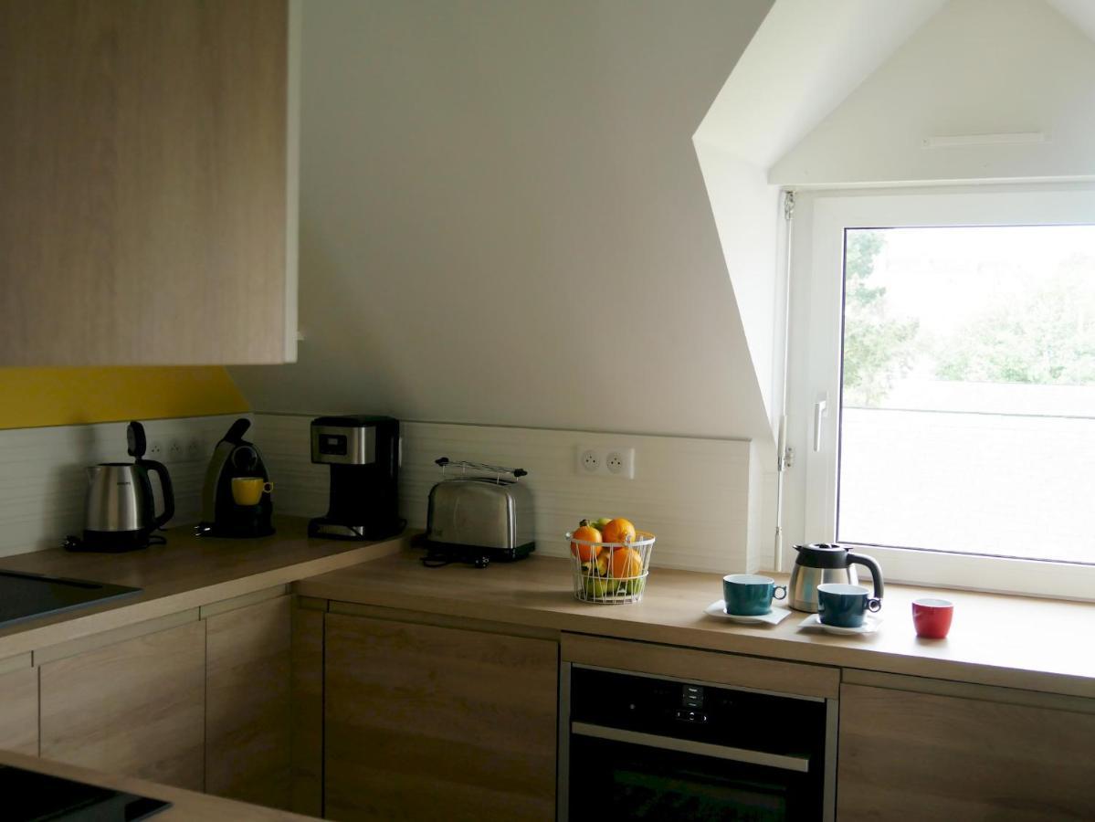 Appartement Duplex 5 Personnes Vue Sur Le Port De La Trinite Sur Mer 外观 照片